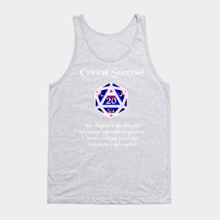 Genderfluid Pride Critical Success Tank Top